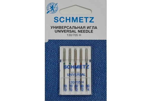 Иглы Schmetz универсальные (70x2, 80x2, 90x1), 5 шт в Новом Осколе