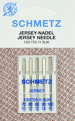 Иглы Schmetz джерси 130/705 H SUK (70x1, 80x2, 90x1, 100x1) 5 шт в Новом Осколе